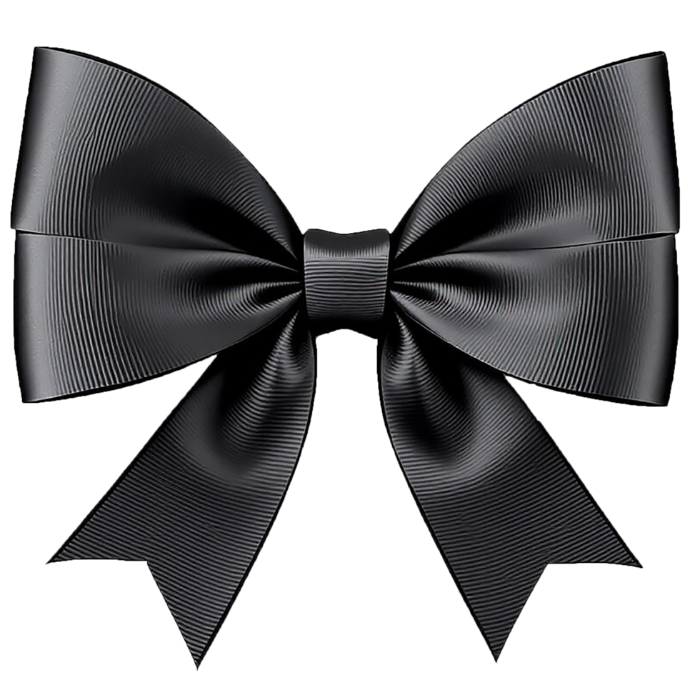 Realistic 3D Rendered Ribbon Bow png