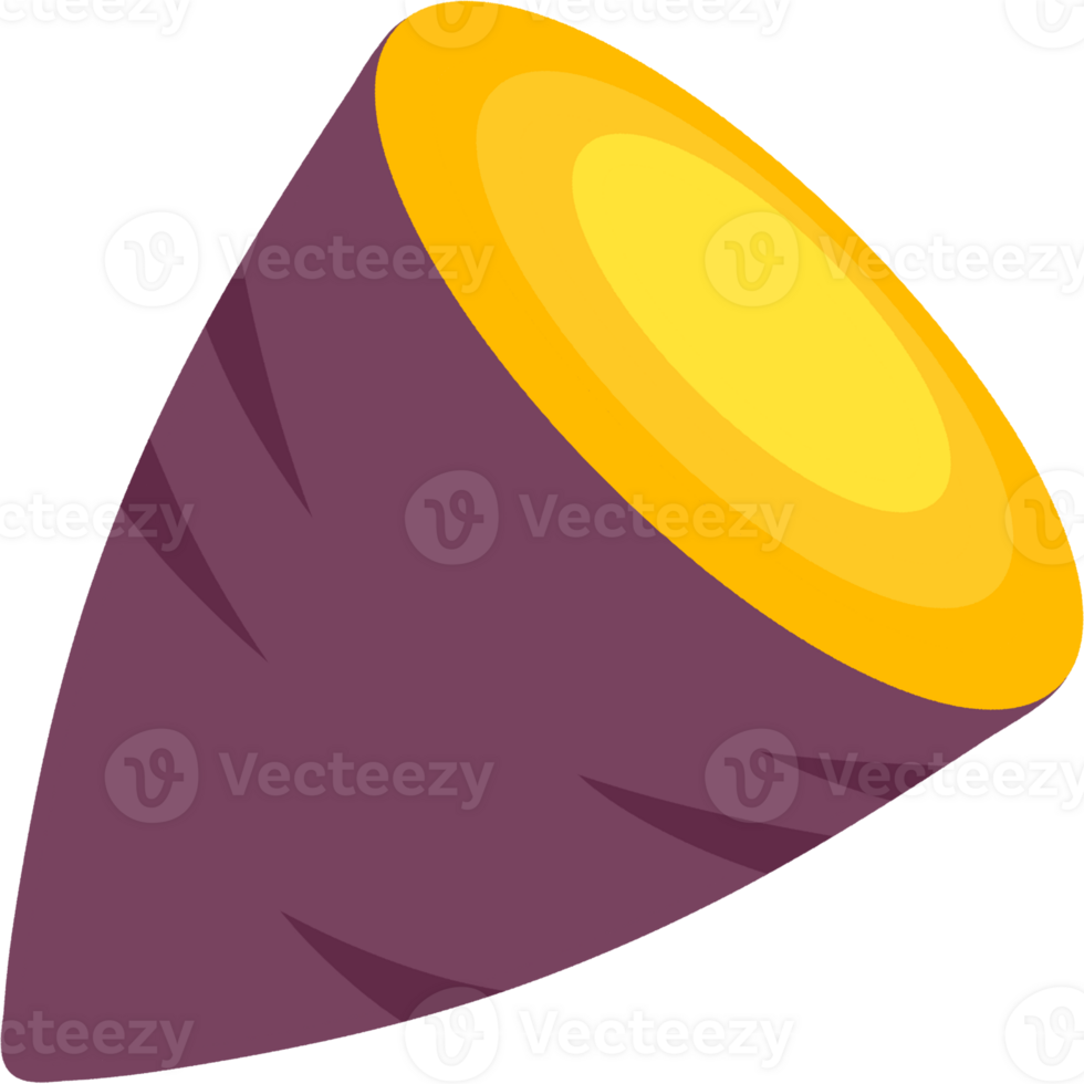 Sweet potato. Sweet Sliced png
