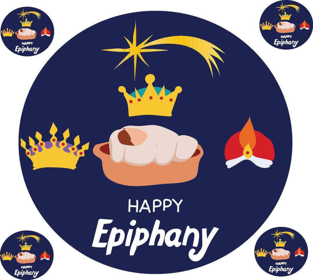 happy epiphany vectors