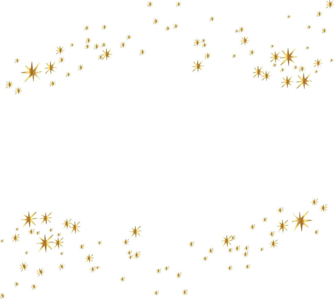 stars and confetti gold dust stardust vector