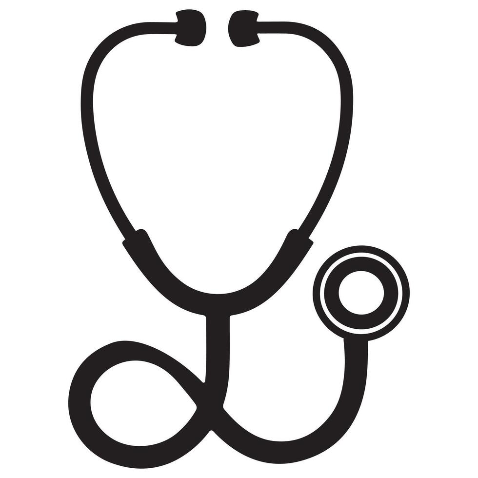 Stethoscope Icon for Healthcare and Medical Icon vector