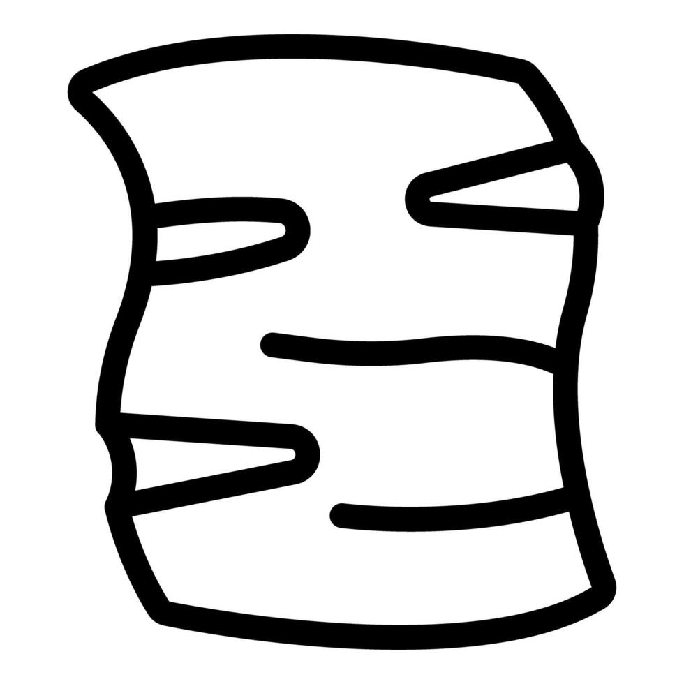 Dried leaf showing lines and holes representing nature decay vector