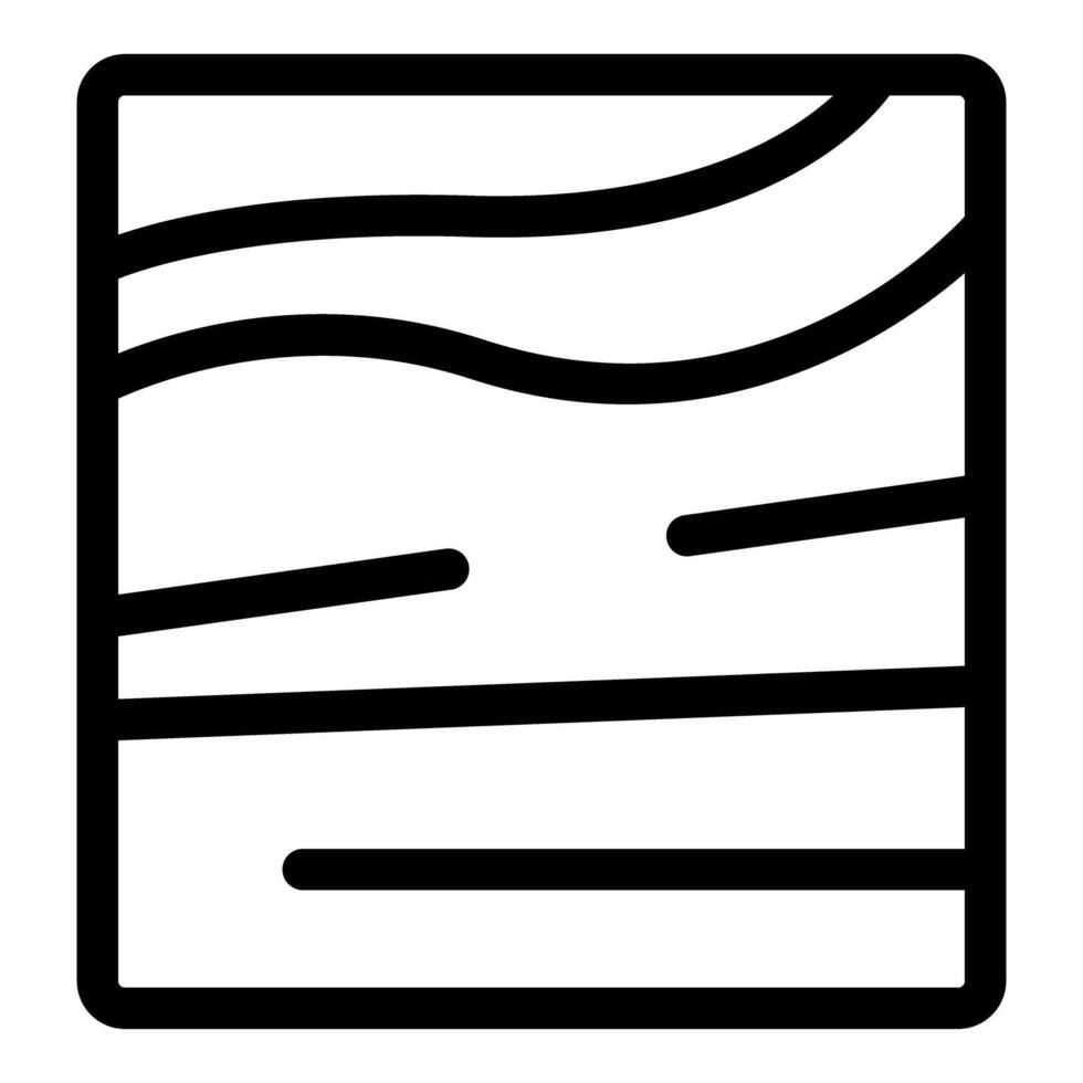 Wood texture icon representing natural material surface vector