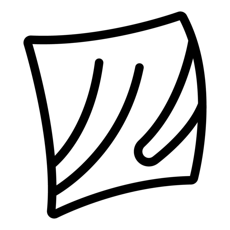 Hand drawn sketch representing a slice of delicious and tasty ham vector
