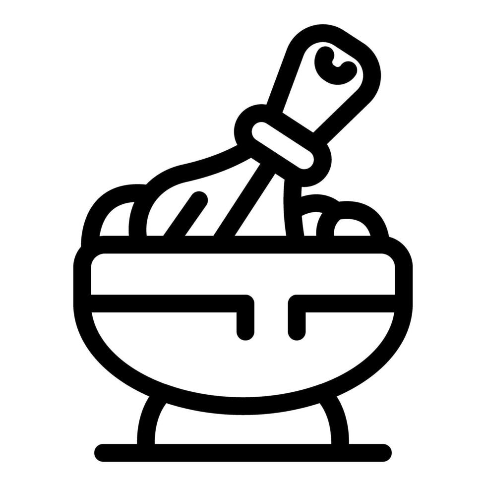 Mixing ingredients in bowl with whisk, preparing food for cooking vector