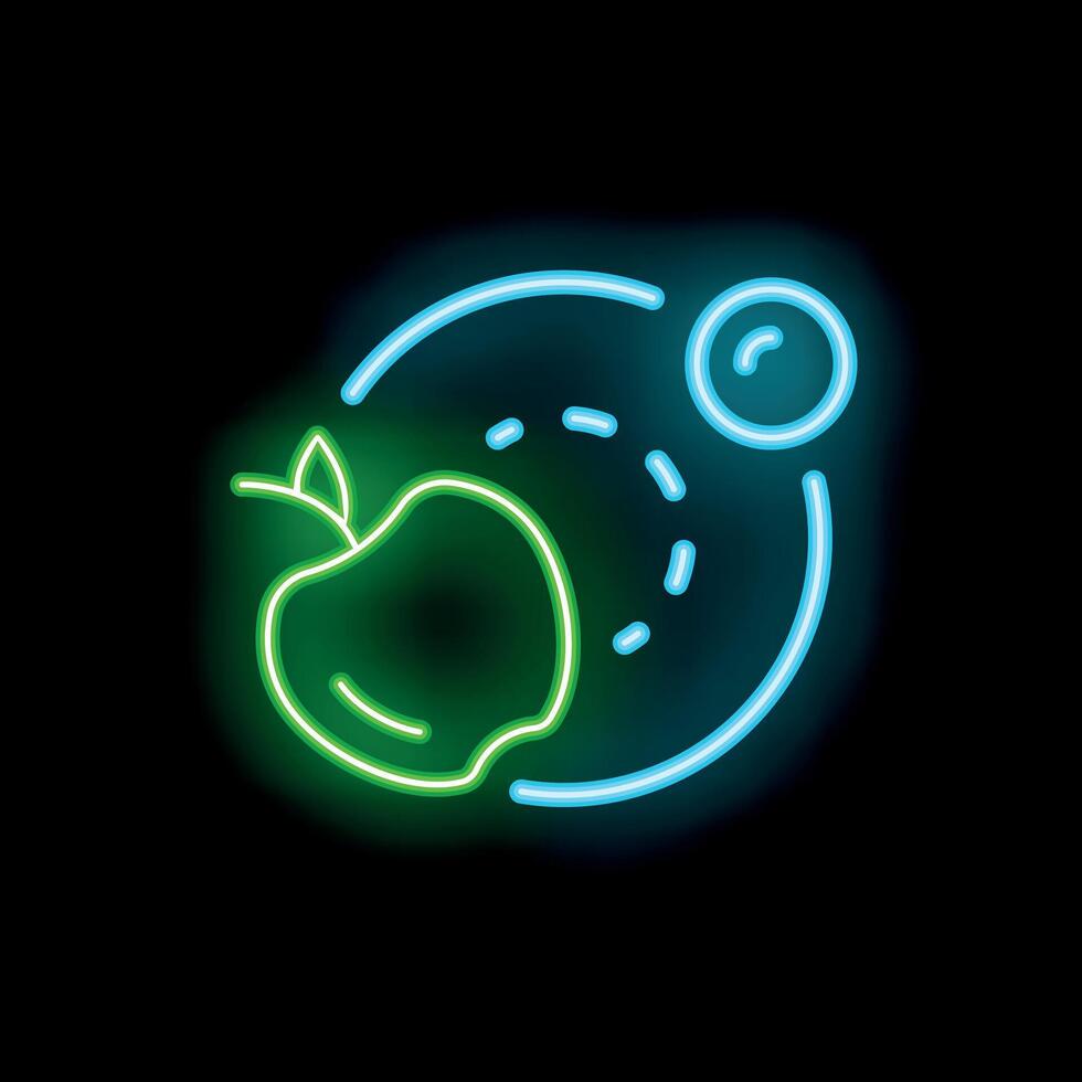 Neon sign depicting time management and the importance of maximizing productivity vector