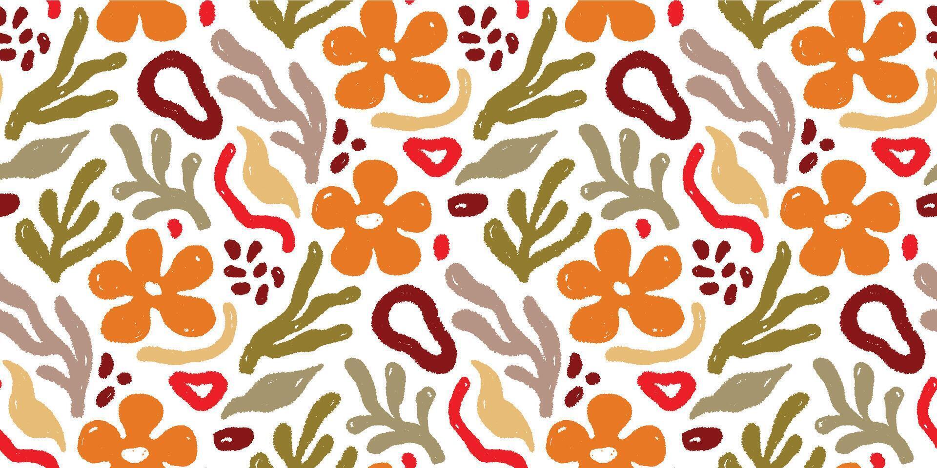Abstract floral shape seamless pattern. Abstract modern floral leaf texture shape background. Organic modern boho nature contemporary seamless pattern. vector