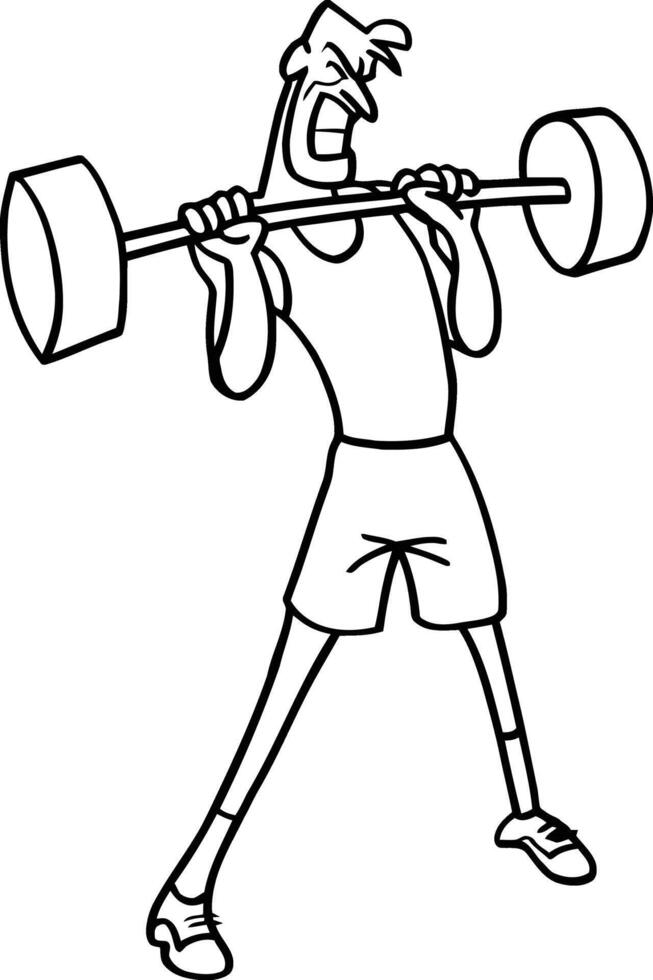 Those who lift barbells vector