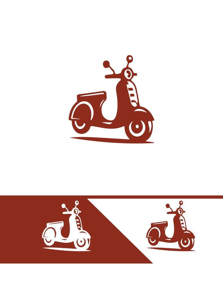Glide Master scooter logo vector