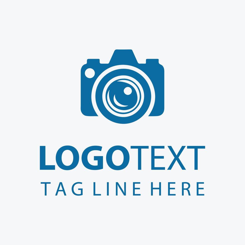 True Lens camera shutter logo vector