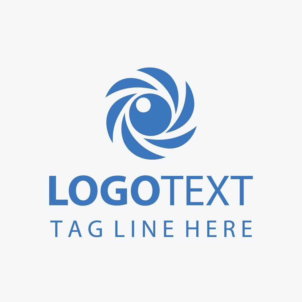 Ultra Lens camera shutter logo vector