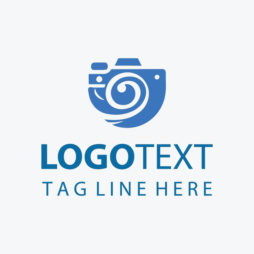 Lens Flick ice cream logo vector