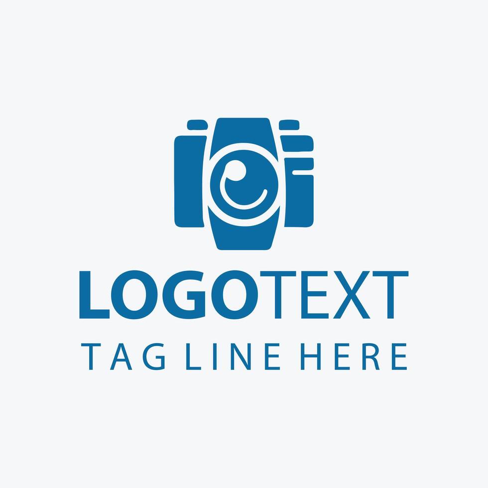 Clear Shot shutter camera logo vector