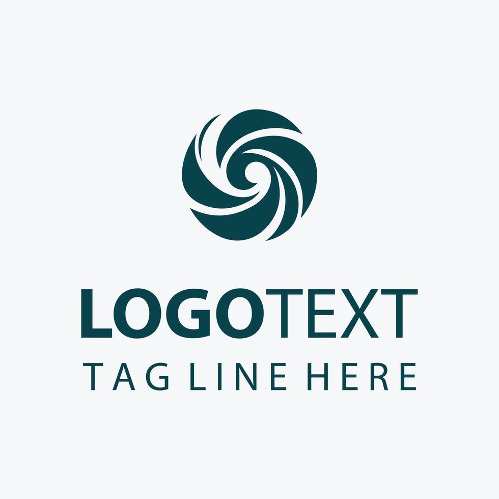 Lens Flare camera shutter logo vector