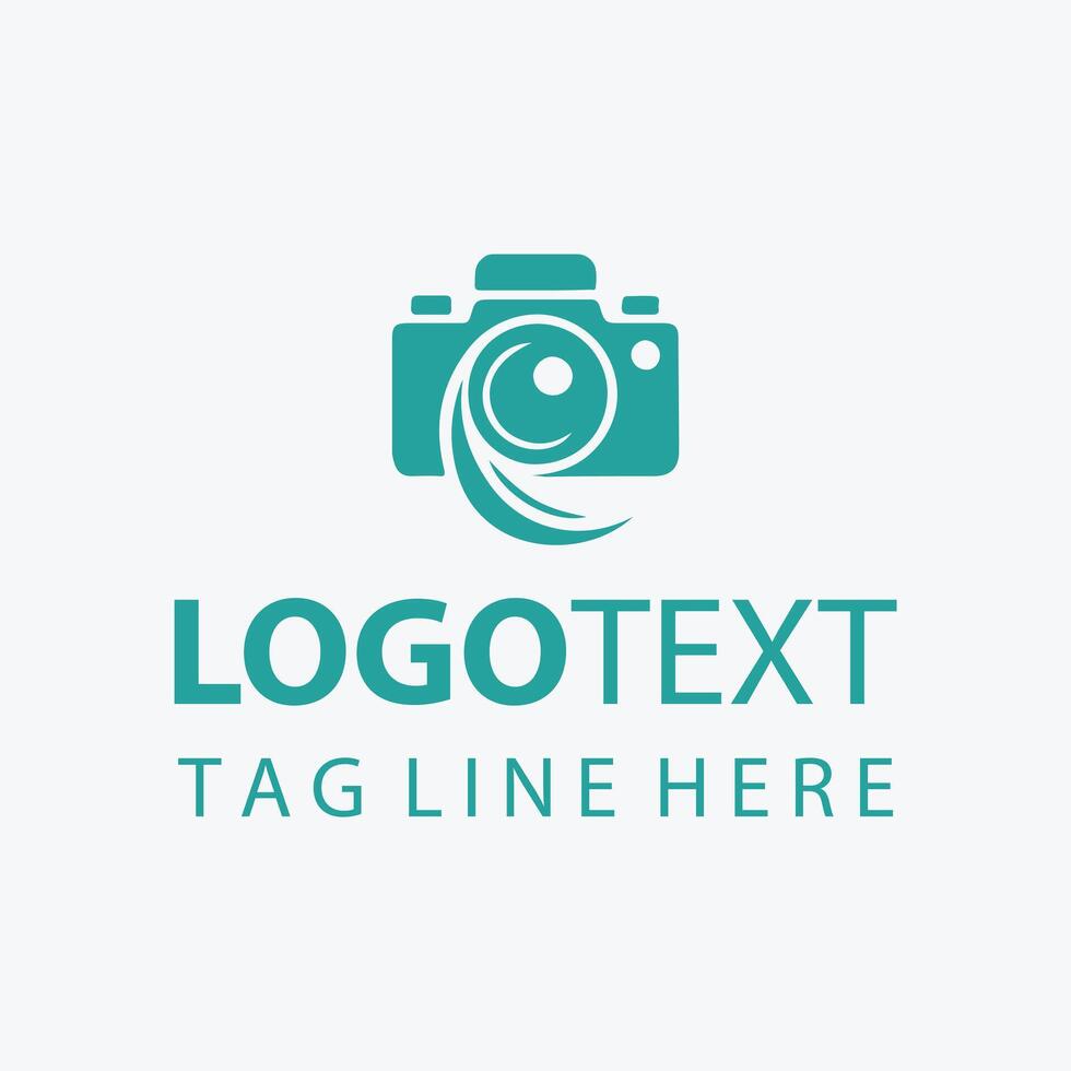 Focus Point camera shutter logo vector