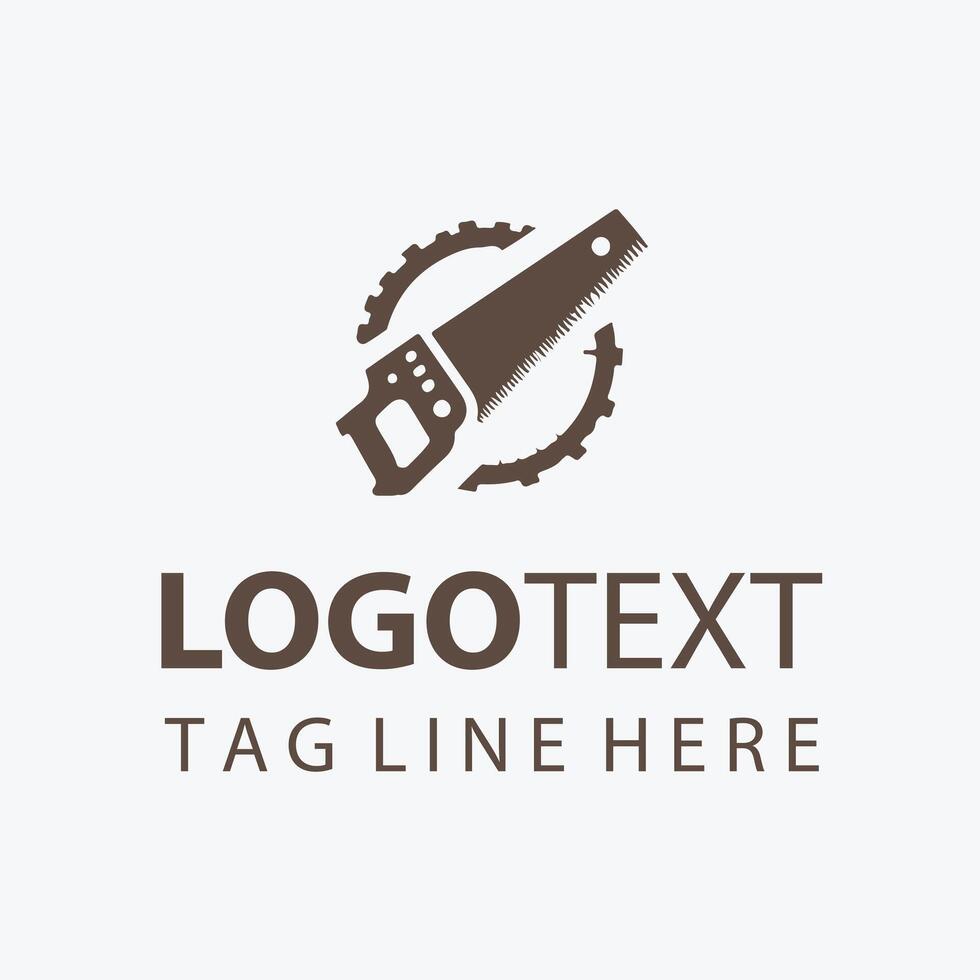 True Craft Carpentry Logo vector