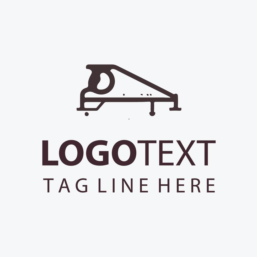 Pro Line Carpenter Saw Logo vector