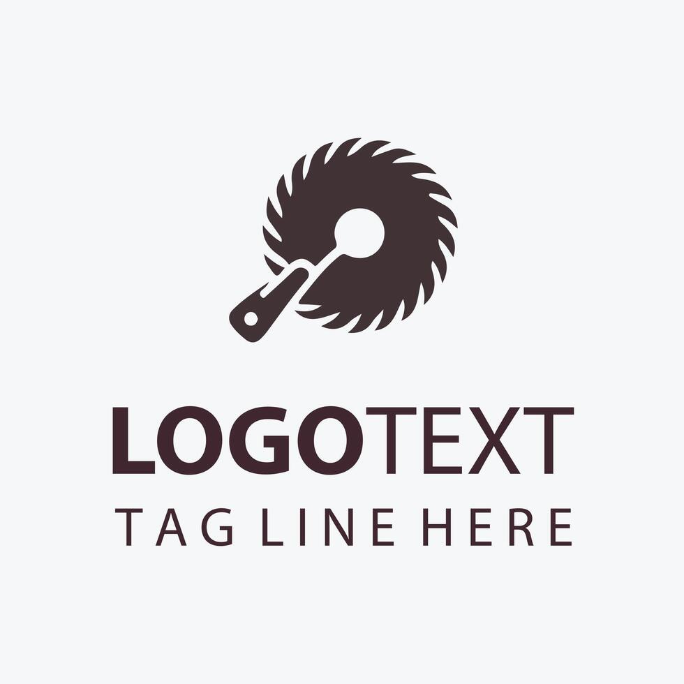 Precision Craft Carpenter Saw Logo vector