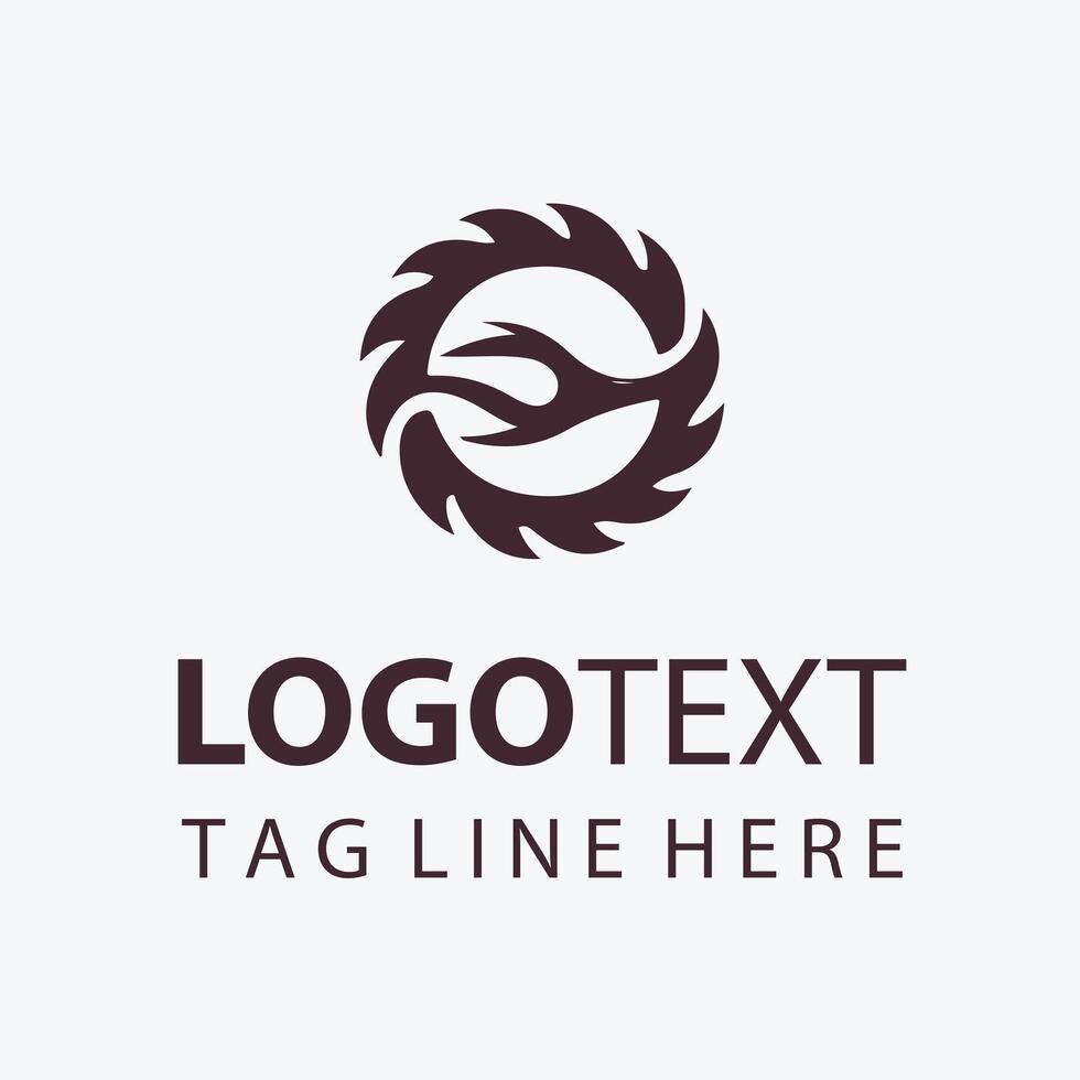 True Blade Pro Carpenter Saw Logo vector