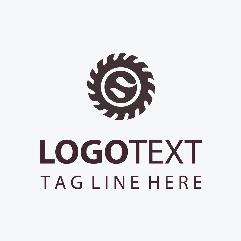 Edge Accurate Carpenter Saw Logo vector