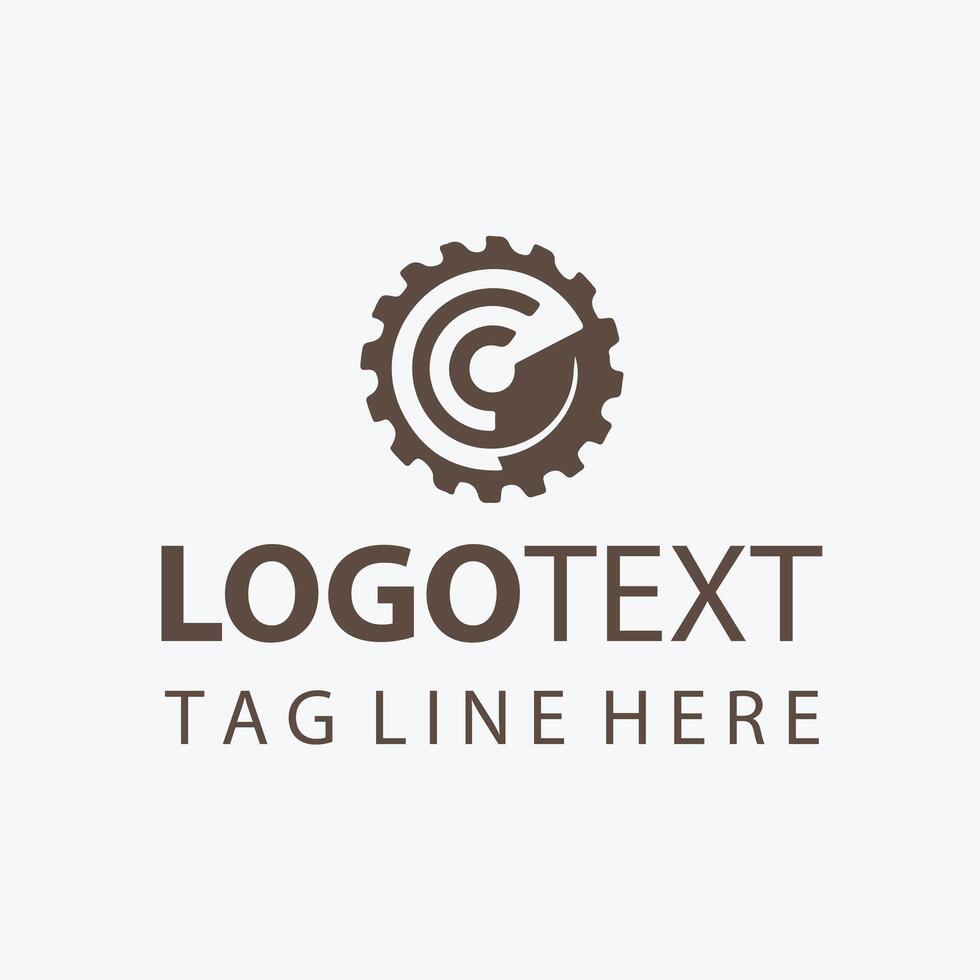 Fine Cut Pro Carpenter Saw Logo vector
