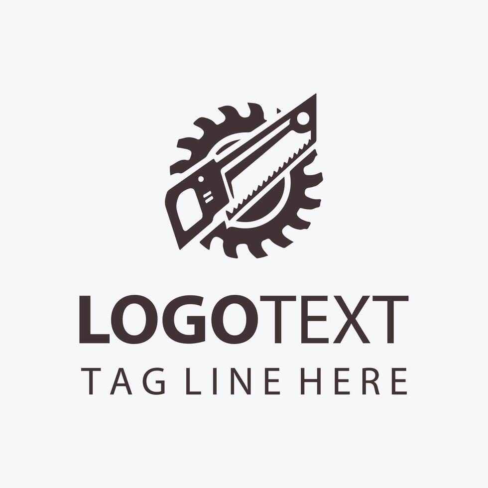 Velocity Carpenter Saw Logo vector