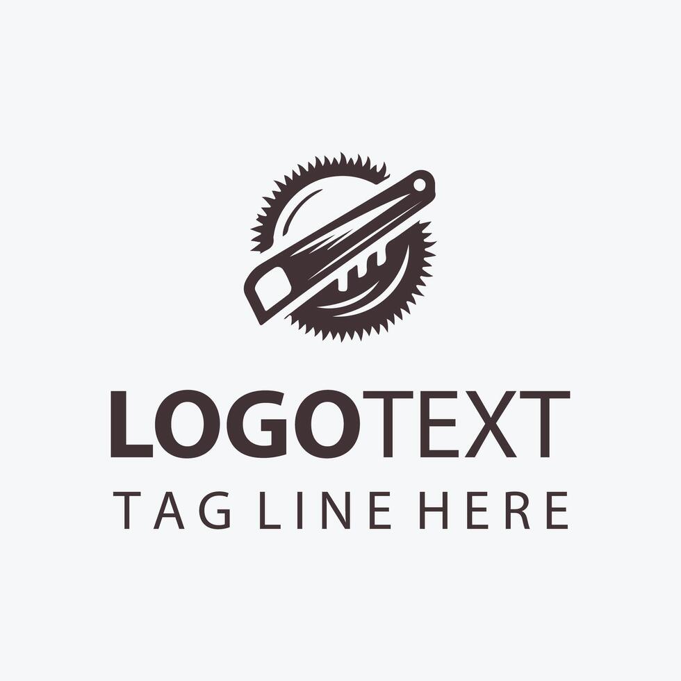 Speed Carpenter Saw Logo vector