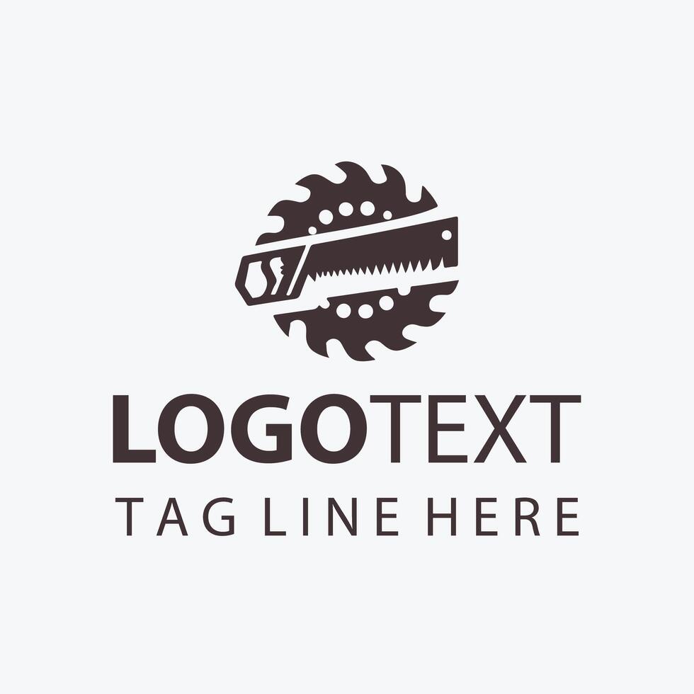 Swift Edge Carpenter Saw Logo vector