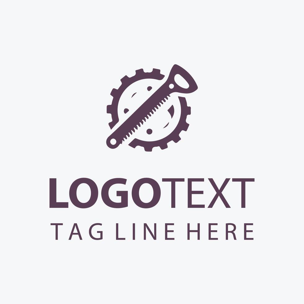 Master Pro Carpenter Saw Logo vector