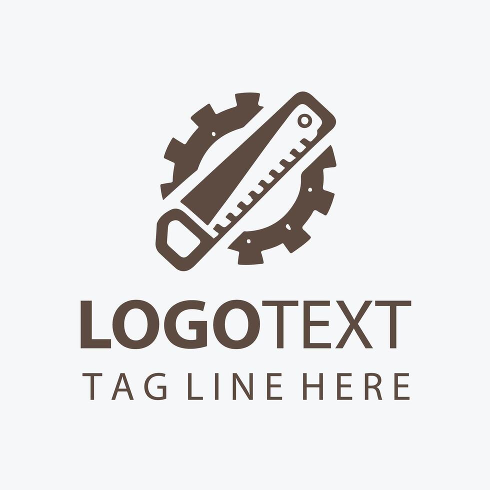 Master Carpenter Saw Logo vector