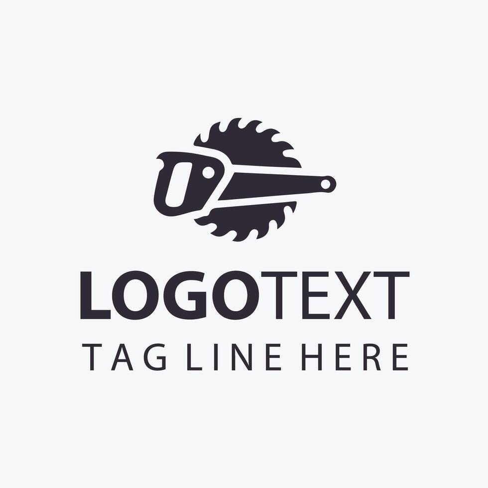 Craft Master Carpenter Saw Logo vector