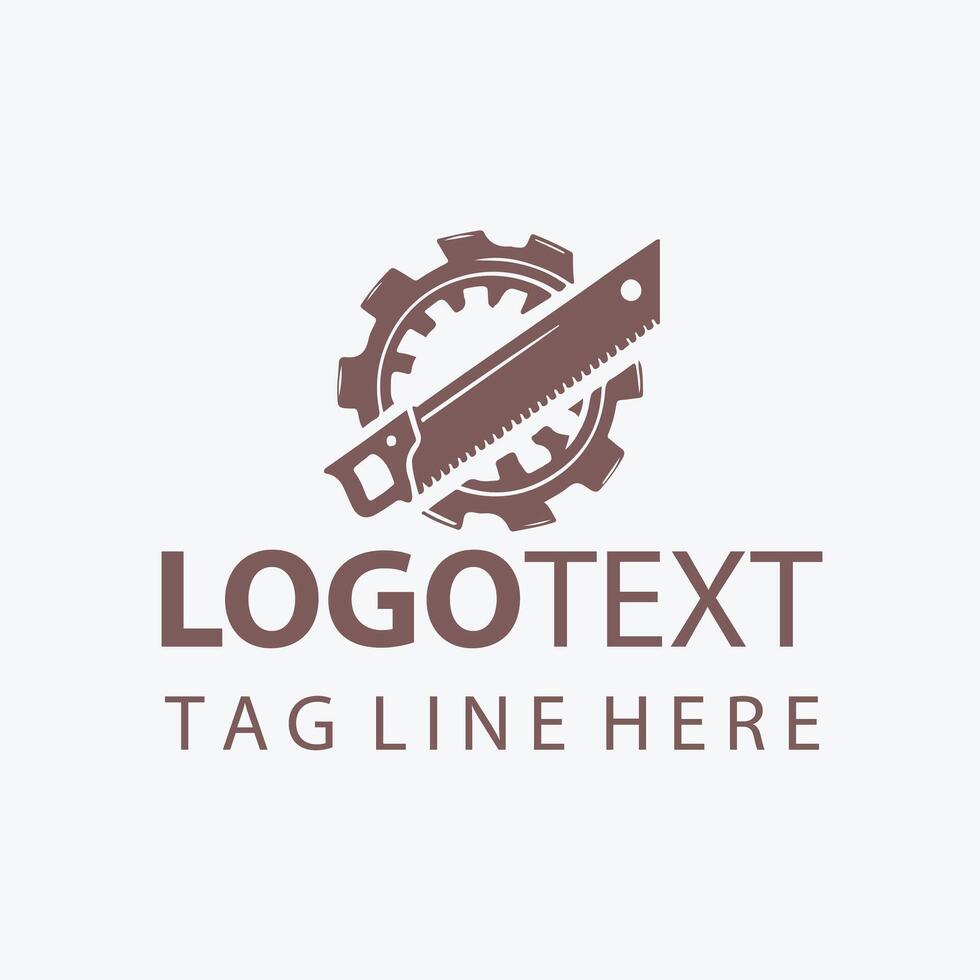 Ultra Carpenter Saw Logo vector