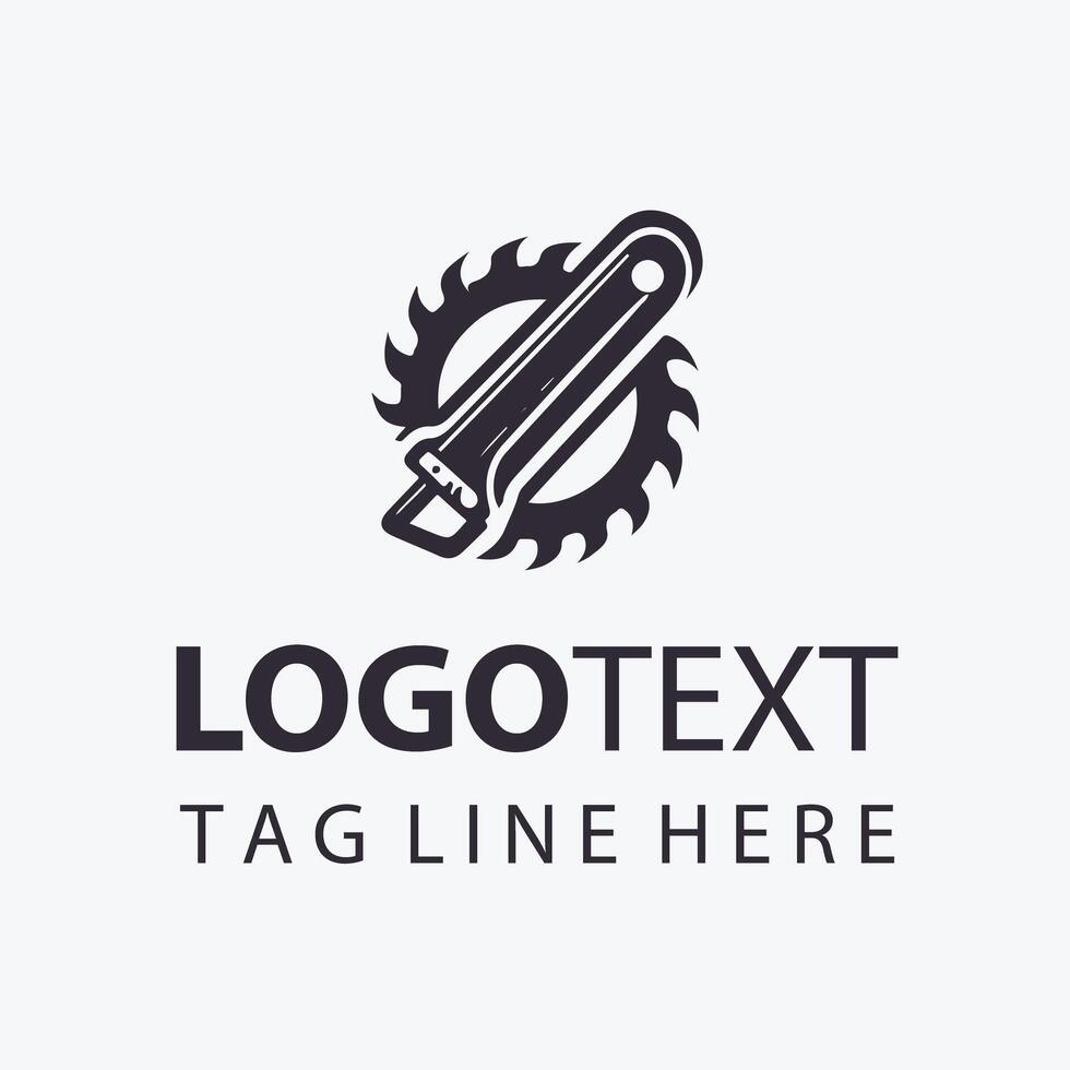 Edge Master Carpenter Saw Logo vector