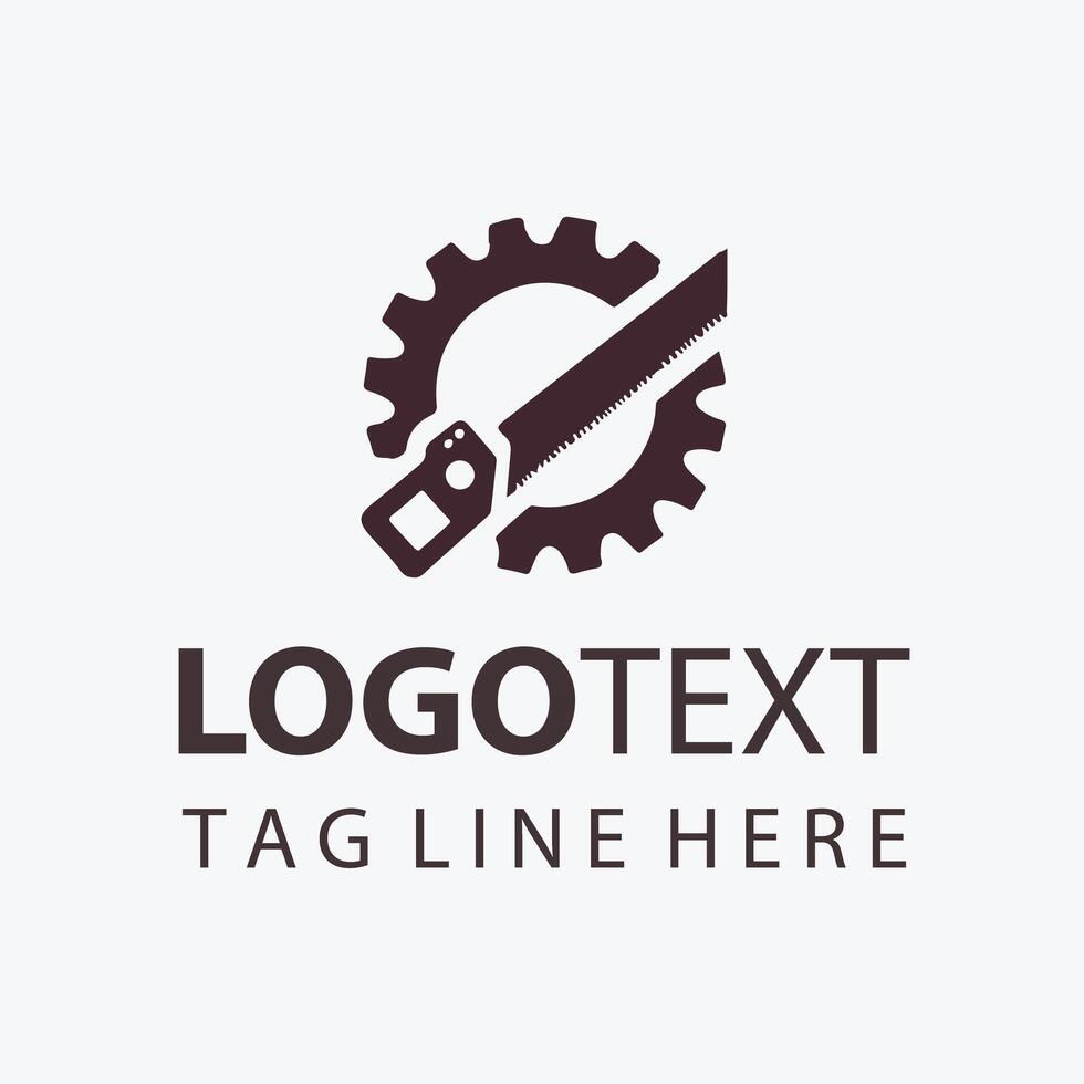 Hand Hewn Carpentry Logo vector