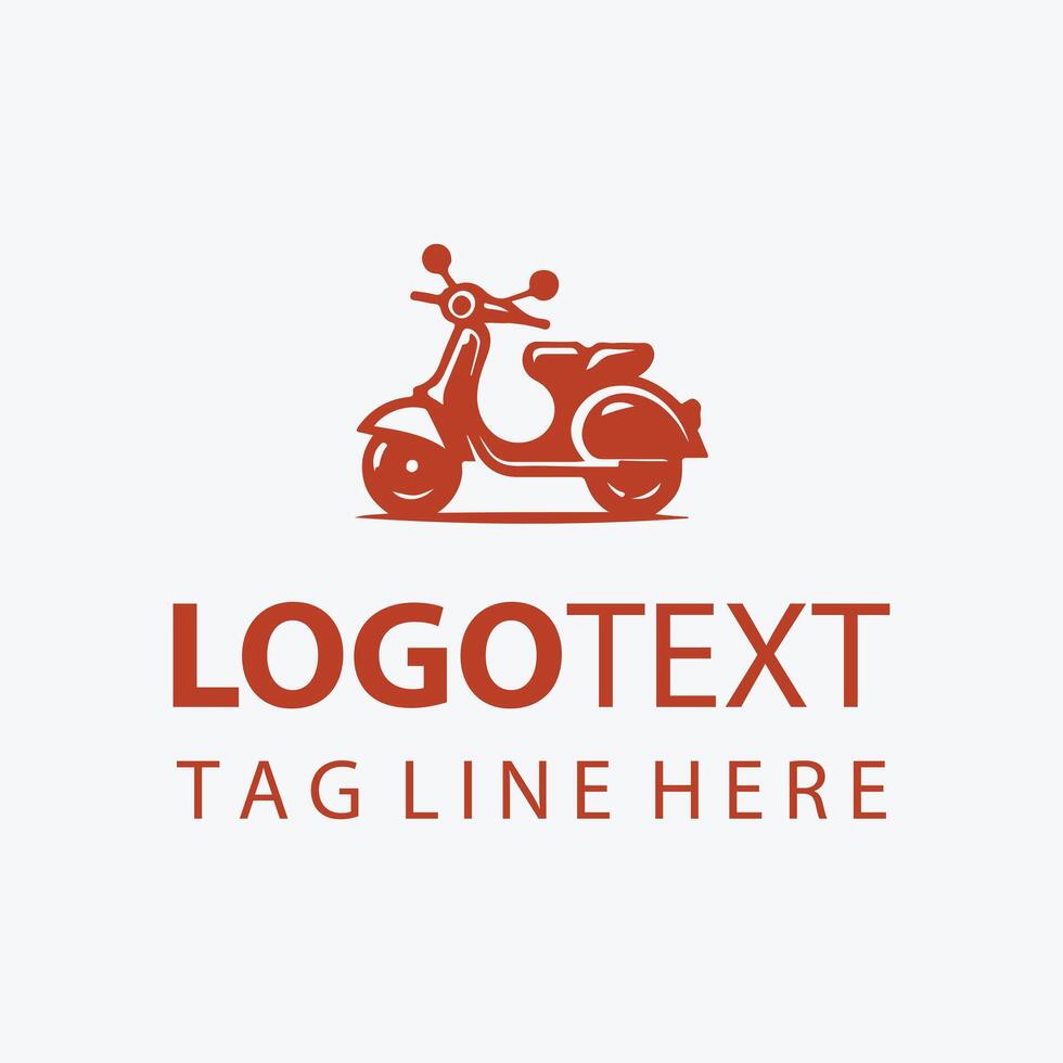 Turbo Spin scooter logo vector