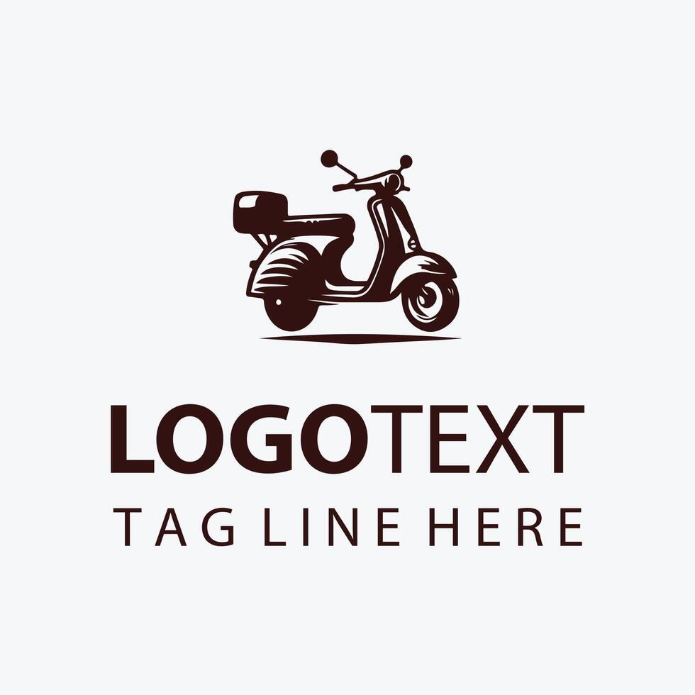 Glide Rush scooter logo vector