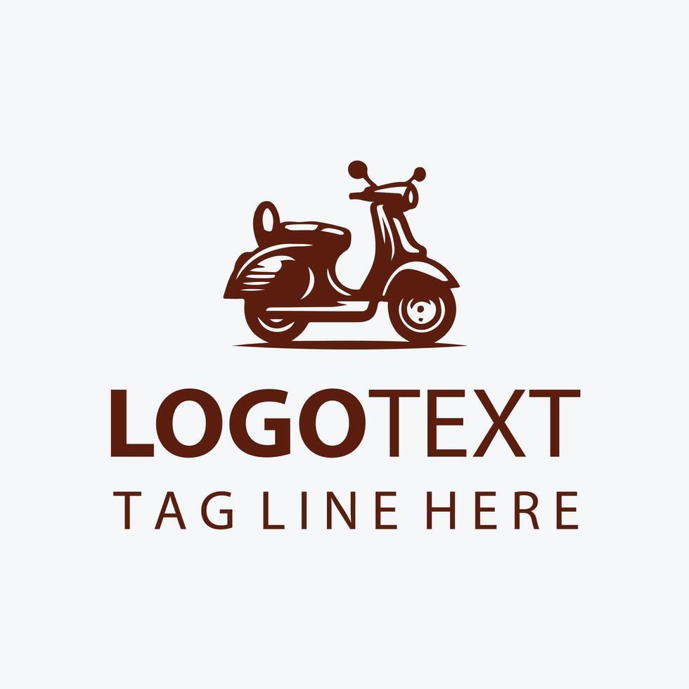 Scooter Rush Logo Design vector