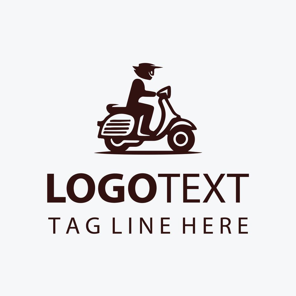 Turbo Scoot Logo Design vector