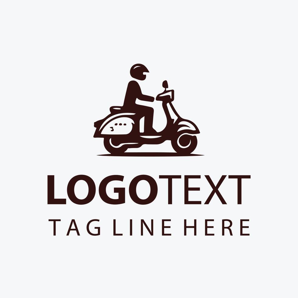 Scoot Racer Logo Design vector