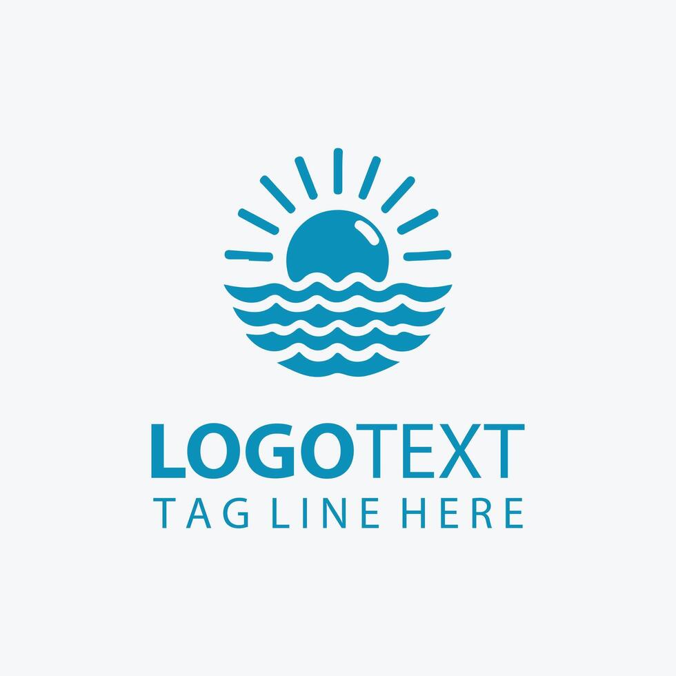 Ocean Soul Media Ocean Logo vector