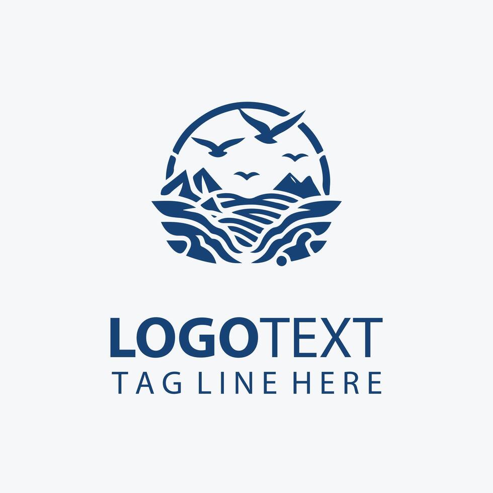 Aqua Spirit Studios Ocean Logo vector