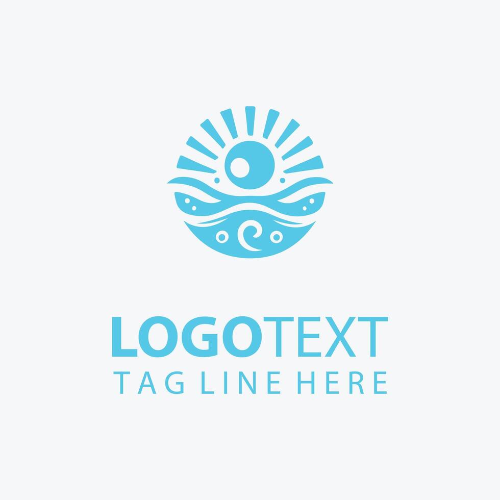 Oceanic Wonders Logo Design vector