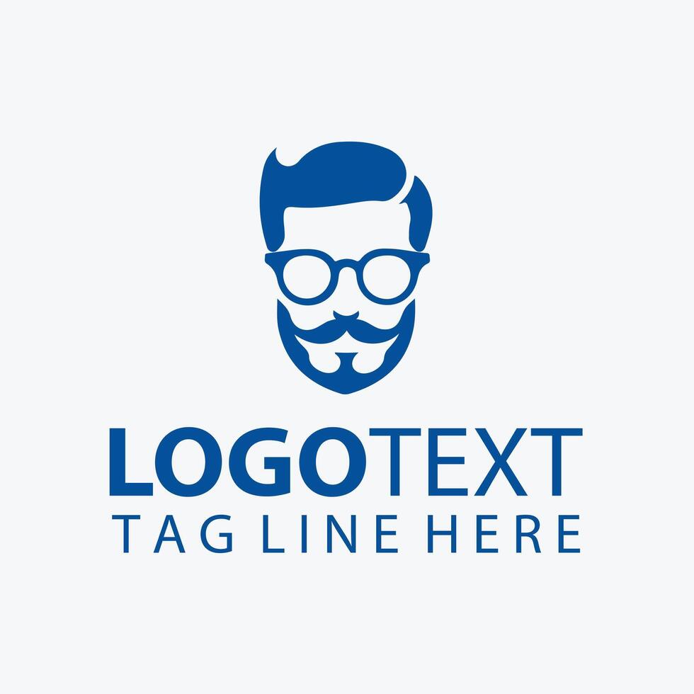 Spectacle Wizard Eye Glass Man Logo vector