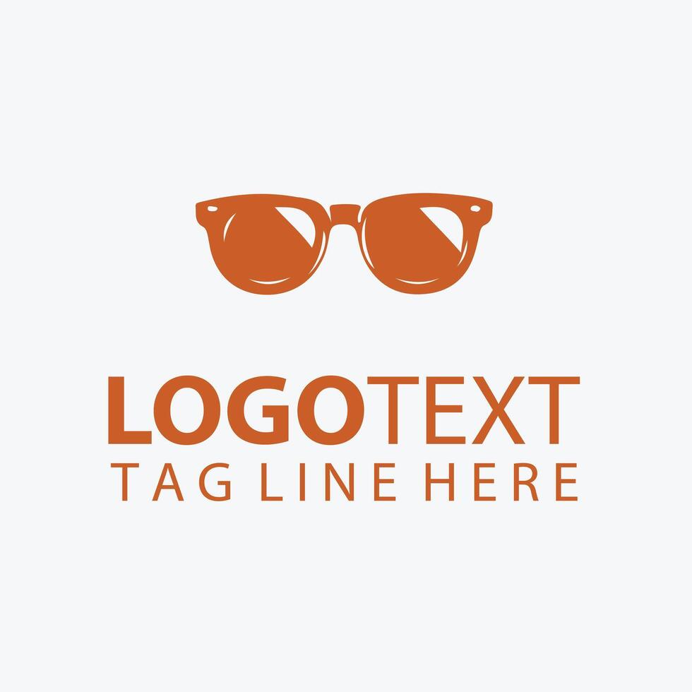 Lens Wizard Eye Glass Man Logo vector