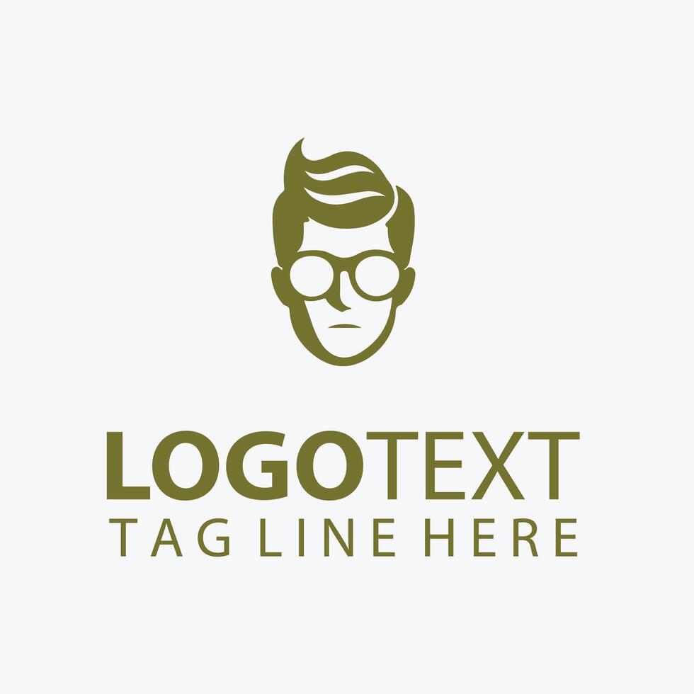 Man of Frames Eye Glass Man vector