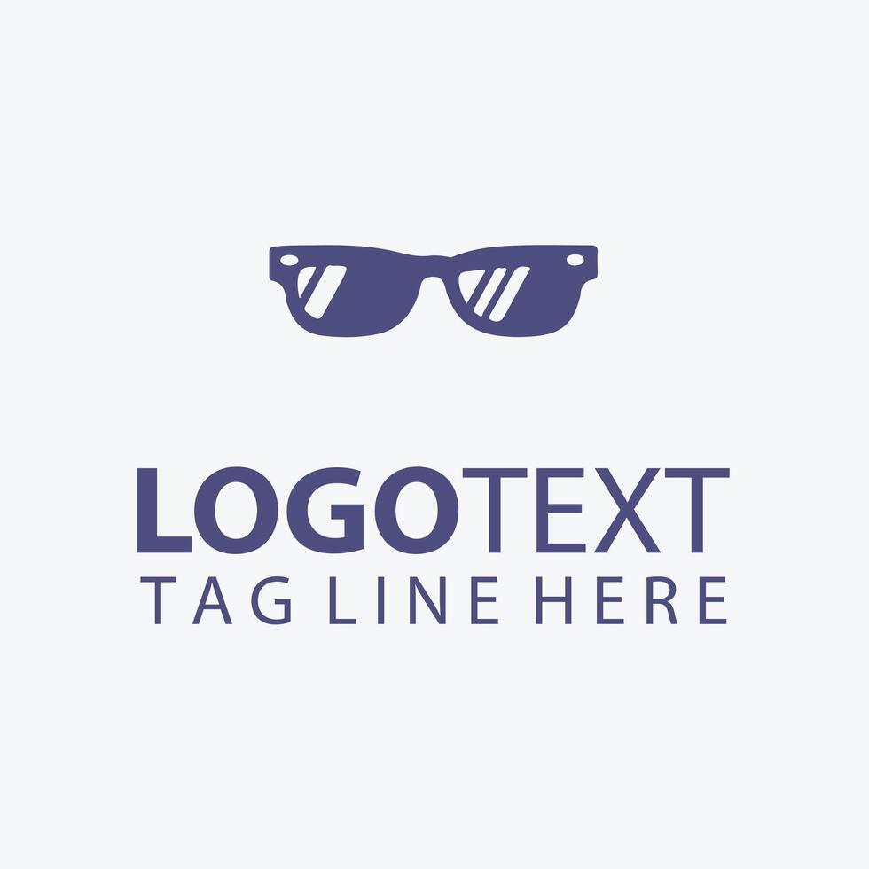 The Eye Glass Man Logo vector