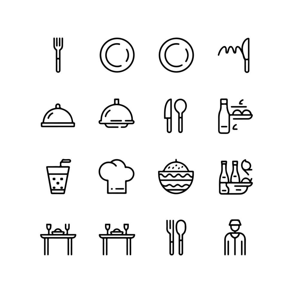 Dining and Service Icon vector