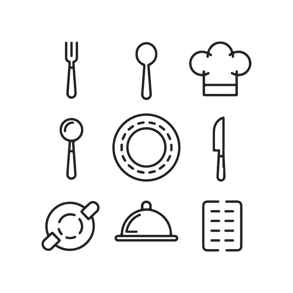 Dining and Service Icon vector