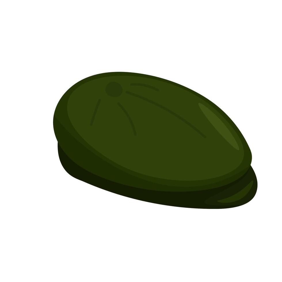 Green kepi on a white background. illustration vector