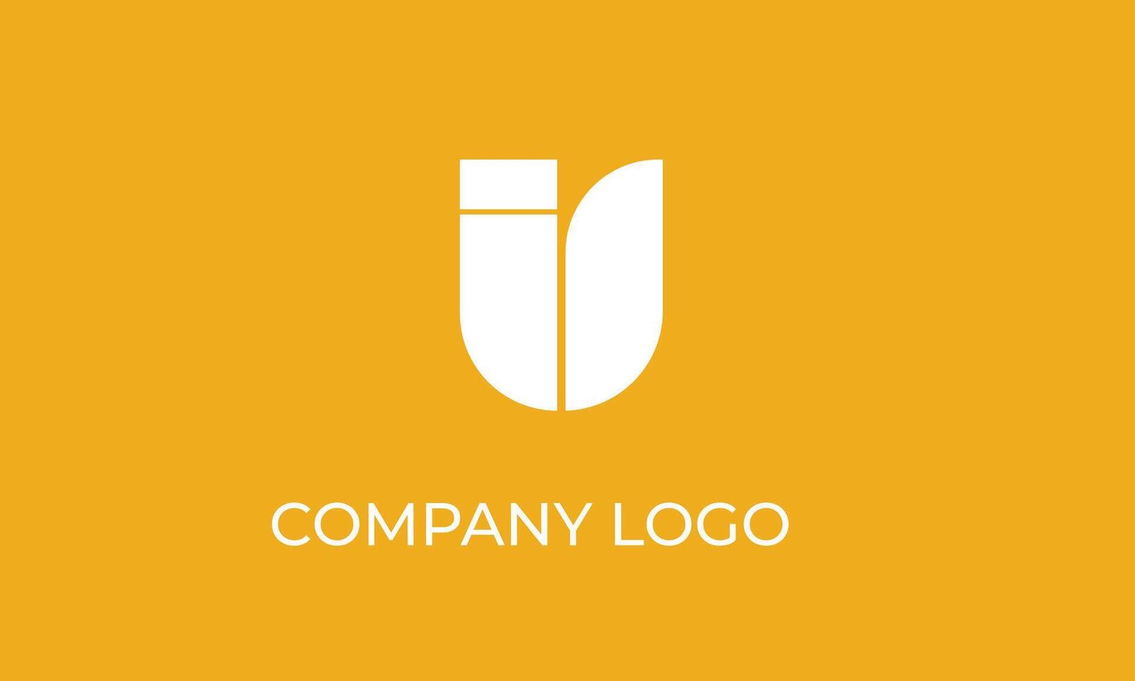 IU modern Elegant and creative Logo for your Business vector